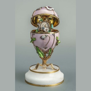 Пасхальное яйцо "Анютины глазки"