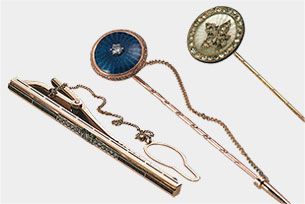 Булавки и зажимы для галстука